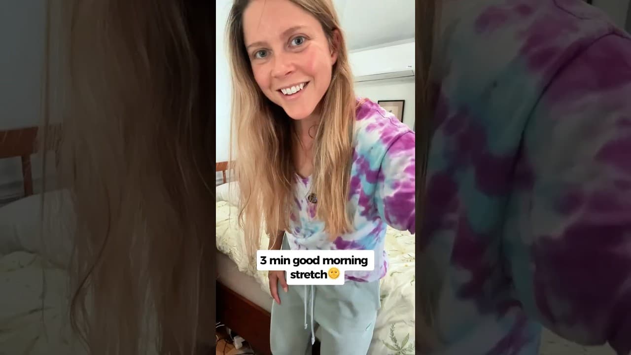 3 min good morning stretch 🌞
