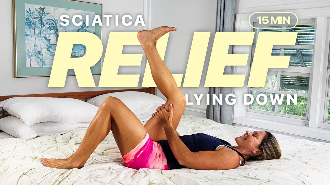 Can’t Get On The Floor? Try This Gentle Bed Routine for Sciatica Relief