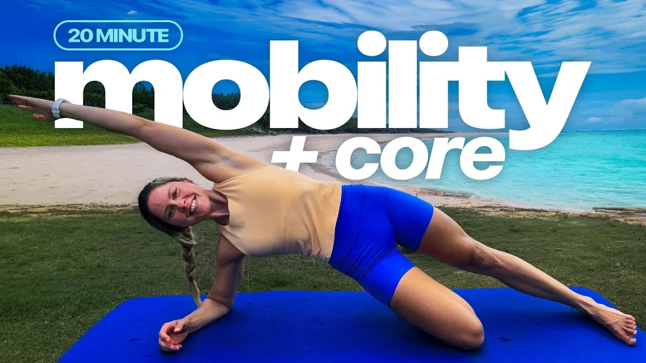 20 Min Full Body Mobility & Core Workout (No Talking)