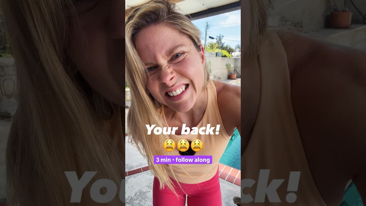 😩 Low back killing you? 3 min relief