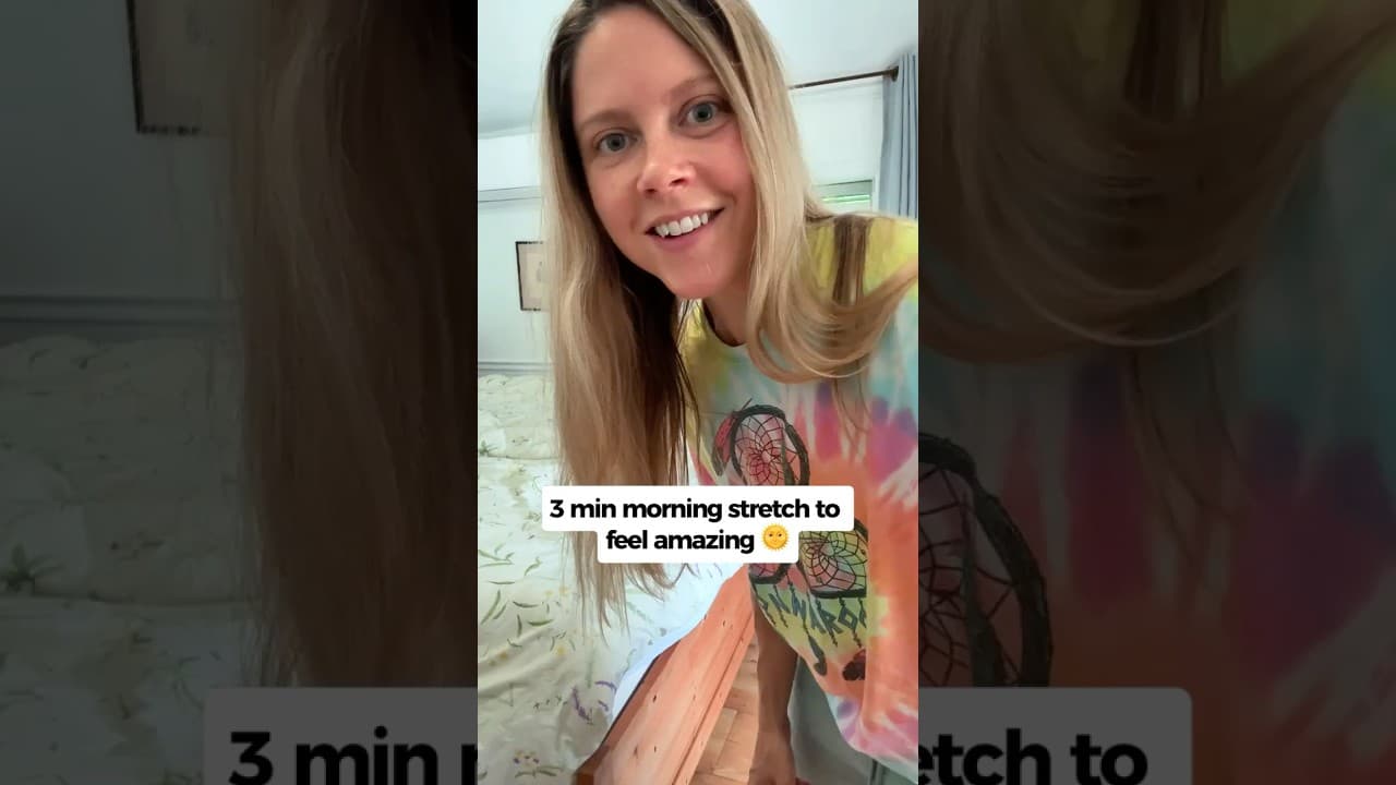 3 min morning stretch 🌞