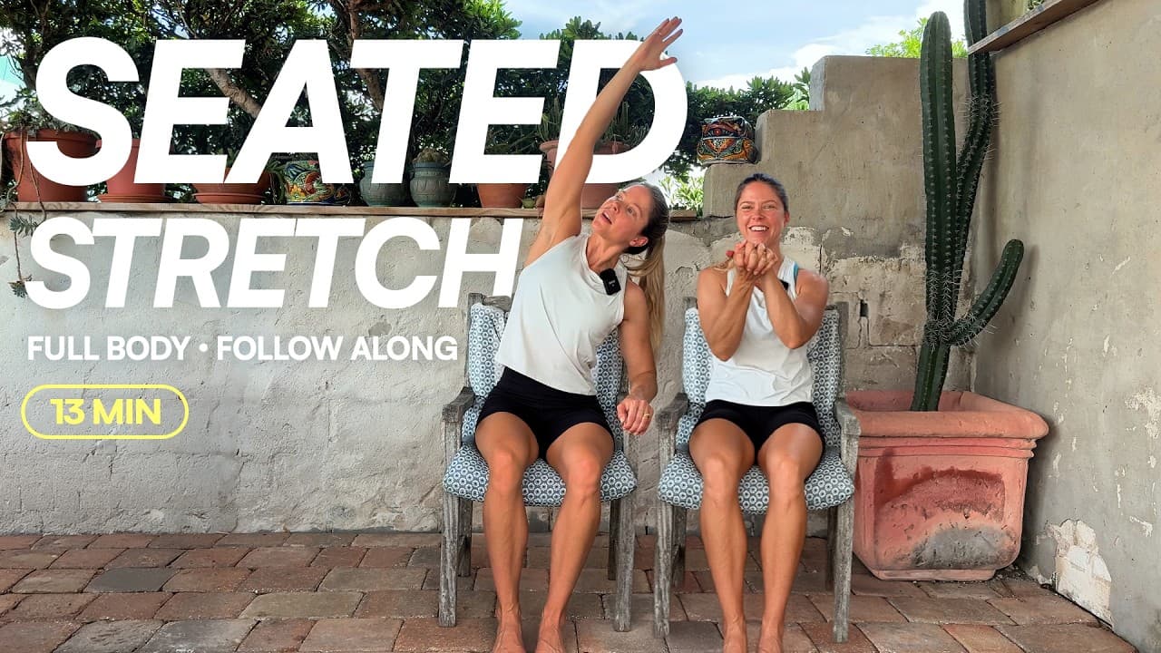 13 MIN CHAIR YOGA || Gentle Seated Stretches for Beginners & Seniors