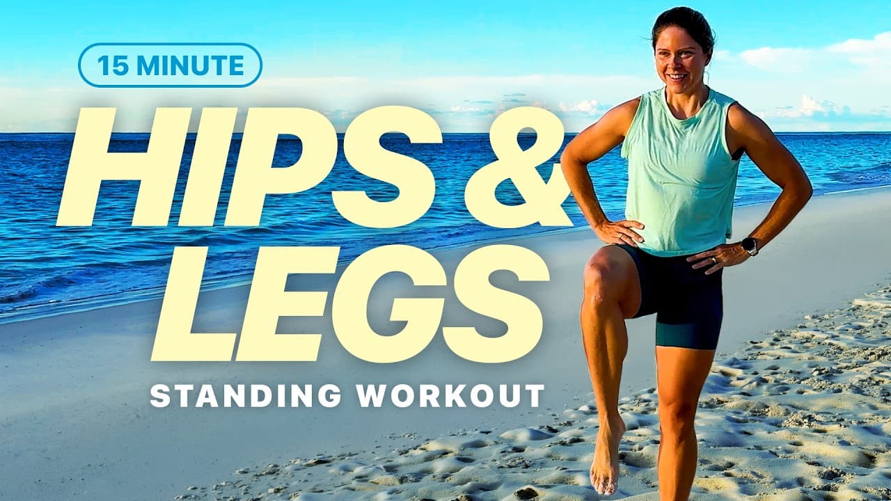15 Min Standing Workout for Hip Mobility & Leg Strength (Follow Along)