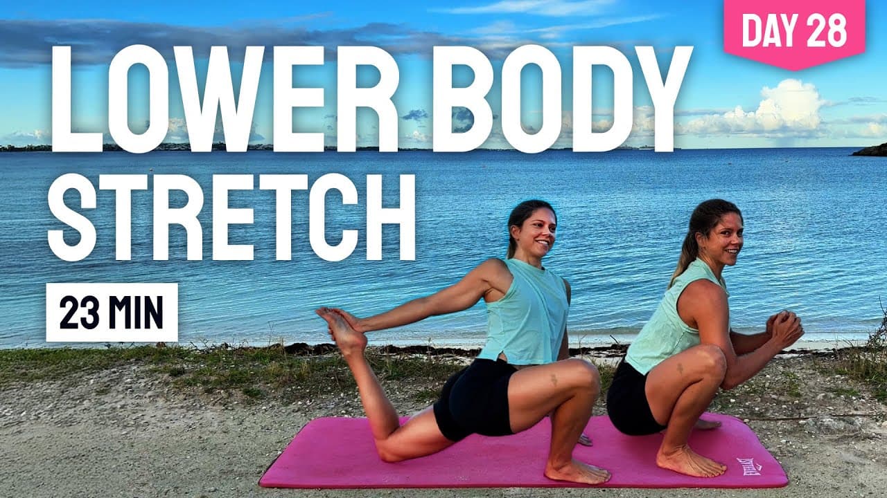 DAY 28 • 23 MIN LOWER BODY YOGA STRETCH || Improve Flexibility & Release Tension