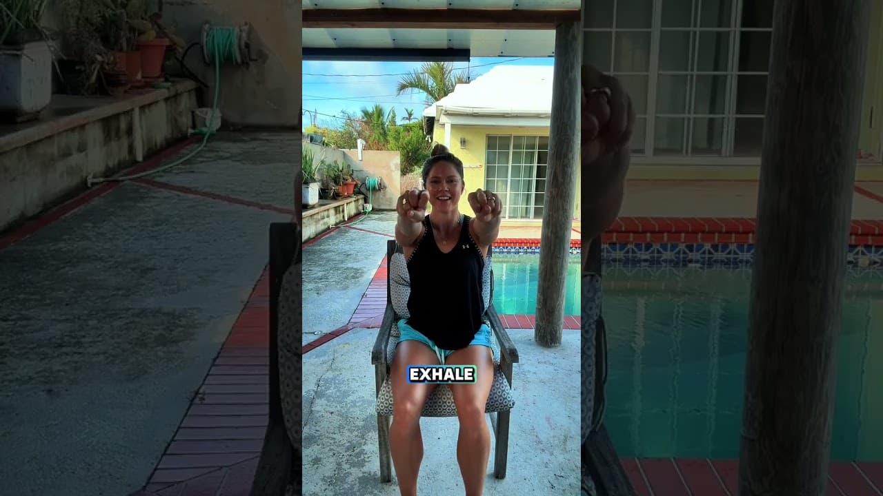 take a quick stretch break with me! (less than 3 mins to release your neck, shoulders & hands)