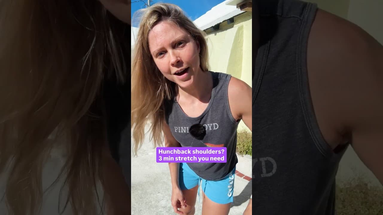 3 minute shoulder stretch (let's combat desk posture)