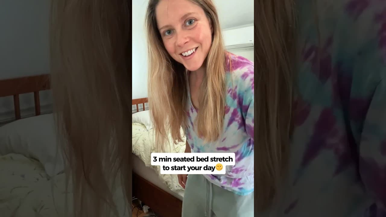 start your day with 3 minutes of easy stretching you can do in bed