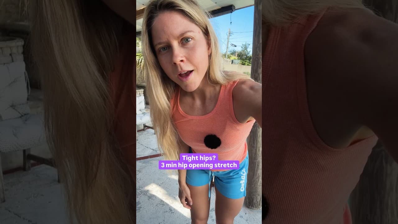 3 min hip opening stretch (all standing)