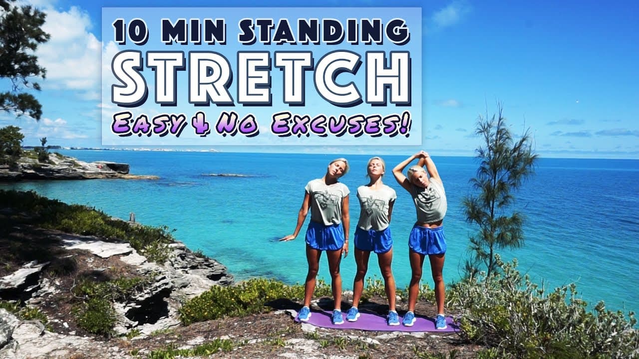 10 Min Standing Stretching Routine | Easy Cool Down & Warm Up