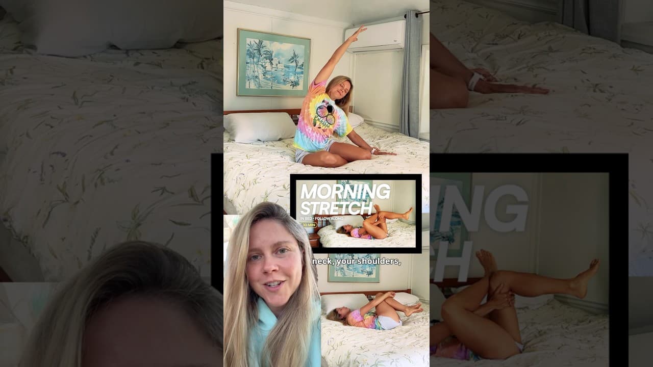 Do this in bed to improve your flexibility & mobility (only 10 min)