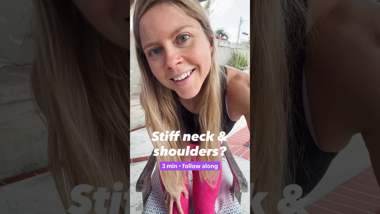 😖 Stiff neck & shoulders from sitting 8+ hours at your desk?