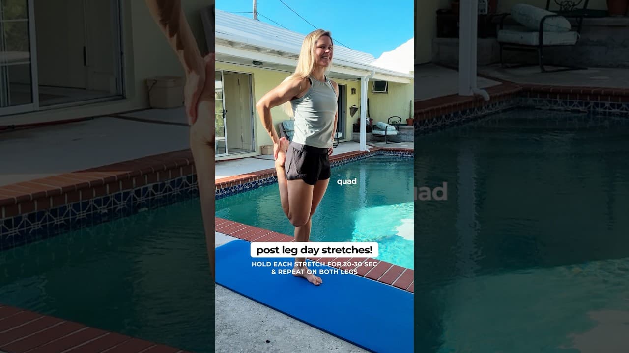 essential lower body cooldown stretch