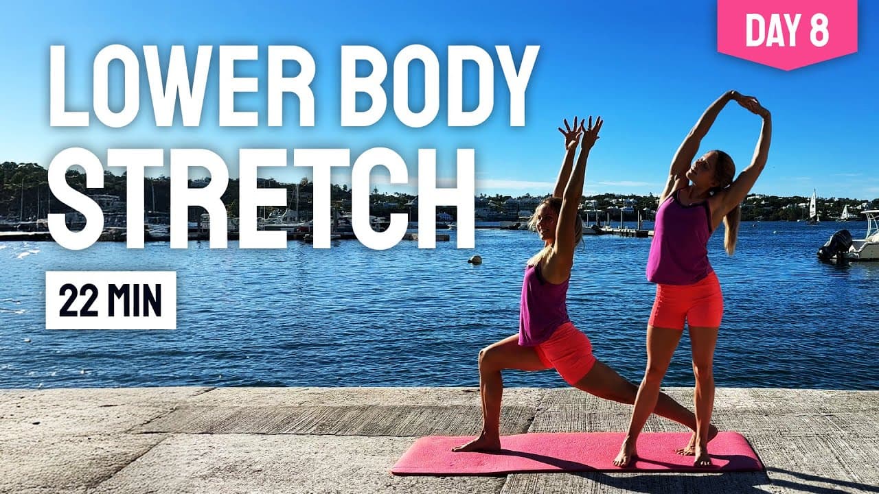 DAY 8 • 22 MIN LOWER BODY YOGA STRETCH || Relaxing Flow for Tired & Tight Legs