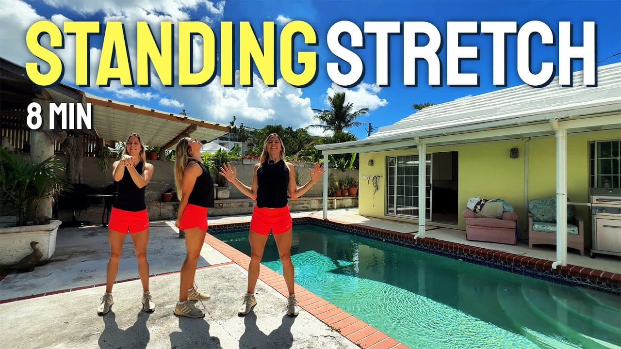 8 MIN UPPER BODY STRETCH || Standing Stretches to Release Tightness & Rejuvenate Your Workday