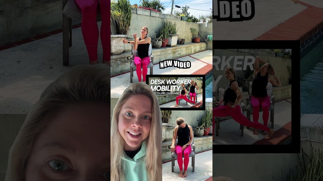 Ease stiffness & improve posture (seated, follow along)