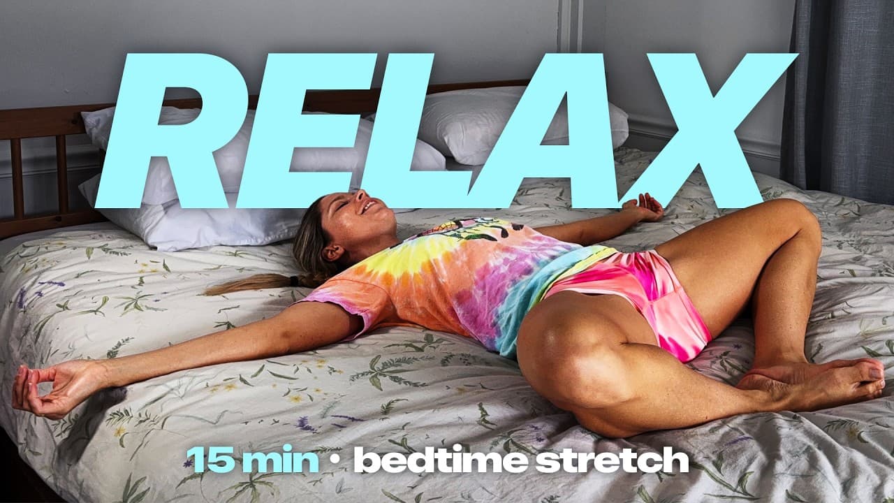 15 Min Bedtime Stretch for Relaxation & Deep Sleep (Follow Along)