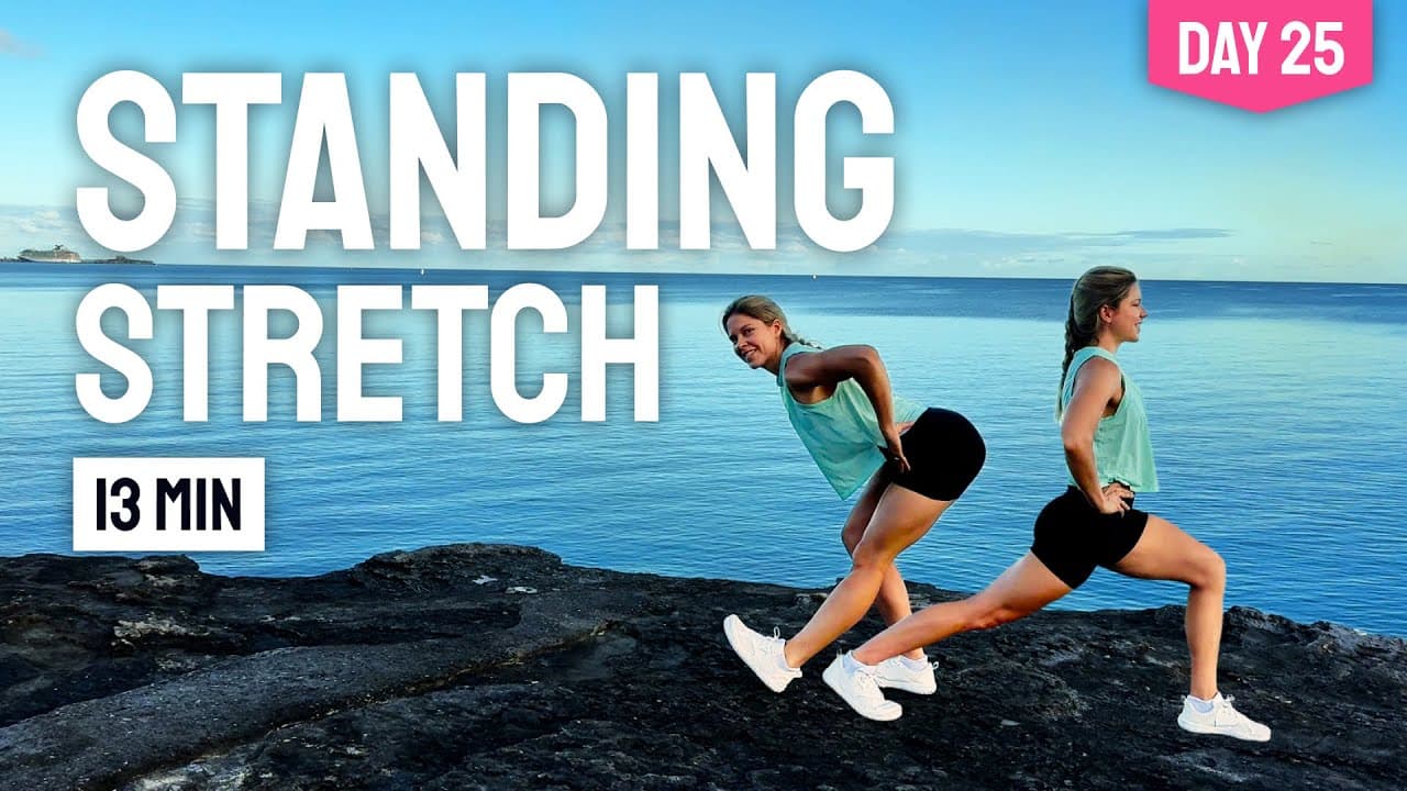 DAY 25 • 13 MIN STANDING FULL BODY STRETCH || Loosen Stiff Muscles & Relieve Stress