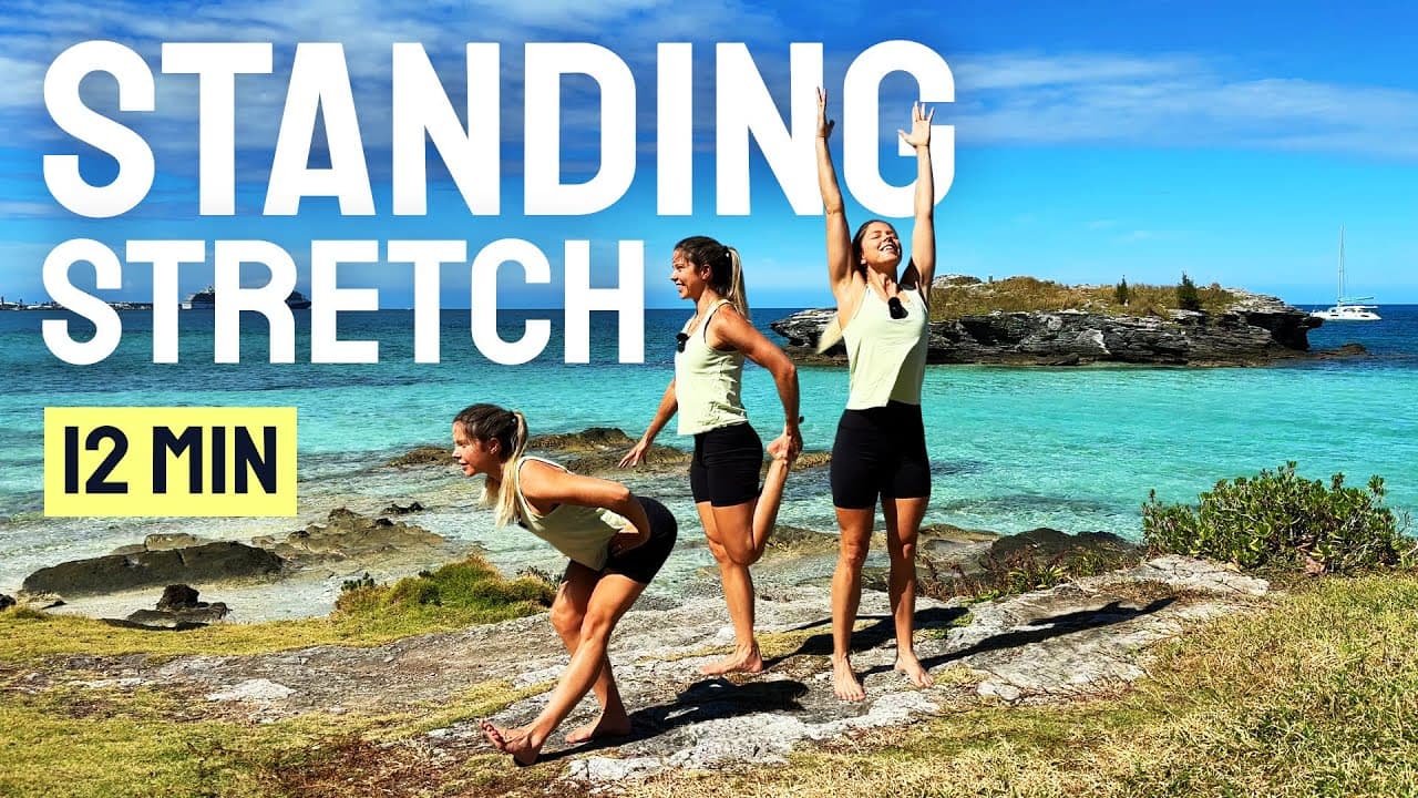 12 MIN STANDING STRETCH || Full Body Standing Stretches for Stiff Muscles & Stress Relief