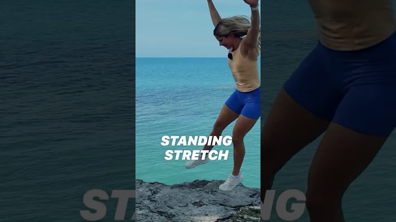 no mat? no problem #stretchwithme