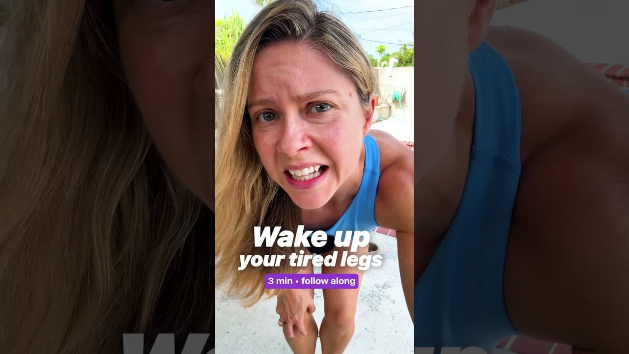 Give me 3 minutes to wake up your legs & hips