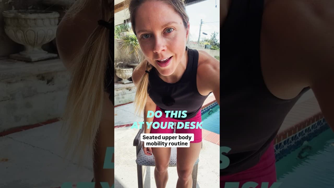 Simple seated mobility routine (do this at your desk)