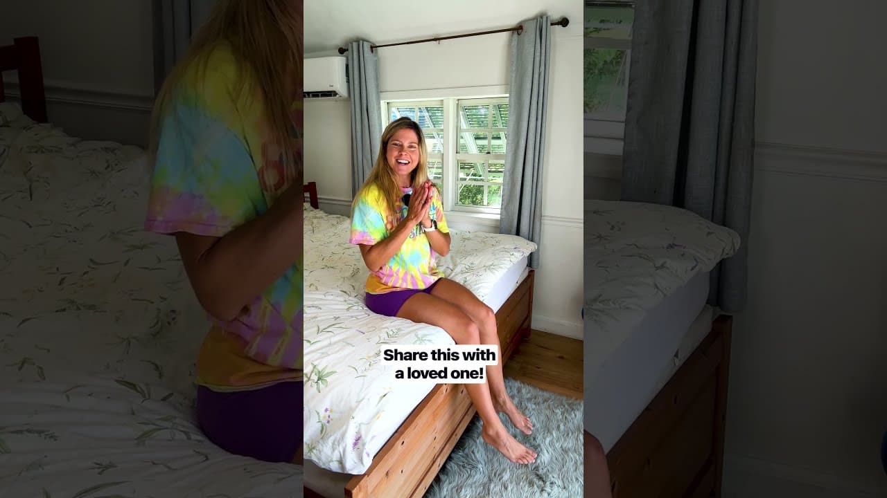 Morning movement routine you can do in bed (only 3 min)