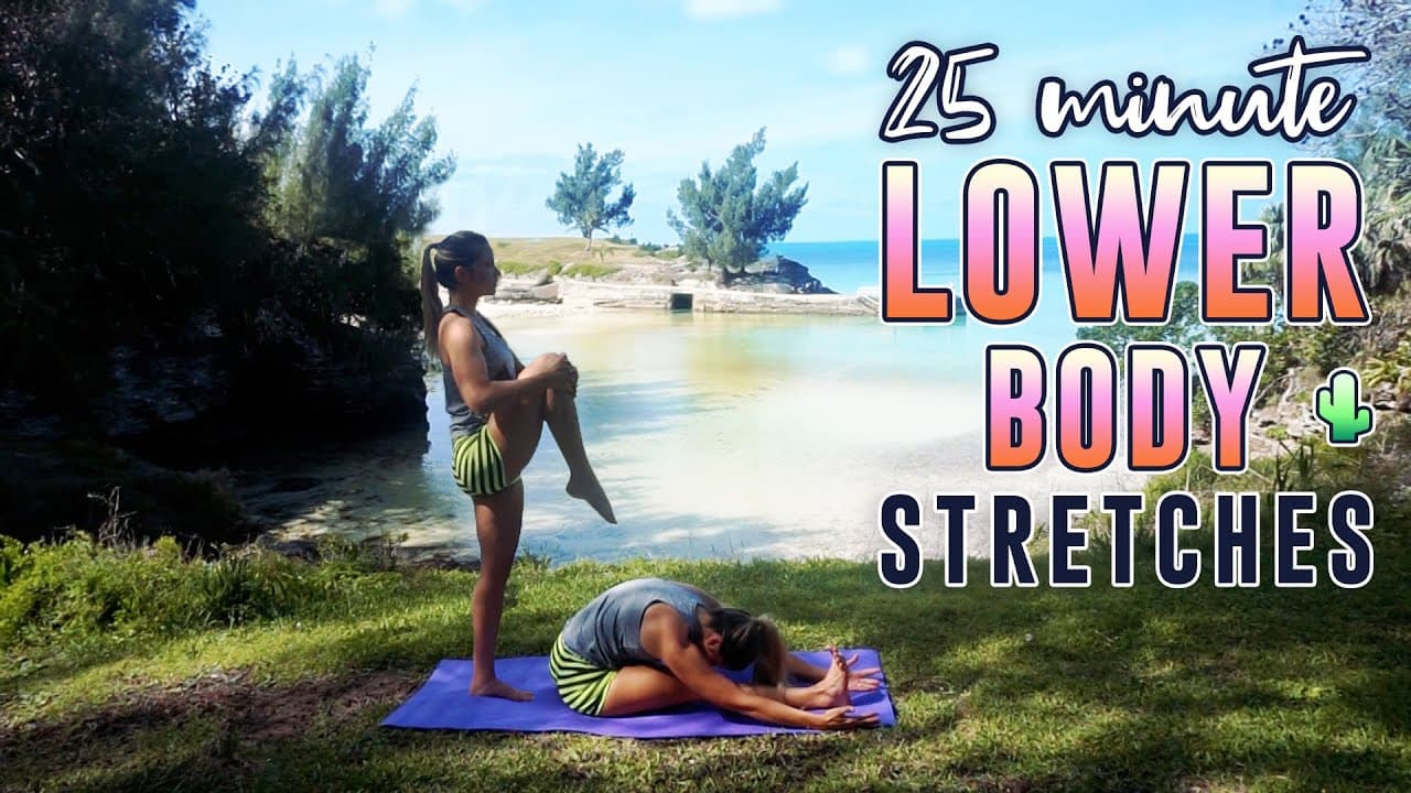 25 Minute Lower Body Stretch for Recovery & Flexibility [No Music]