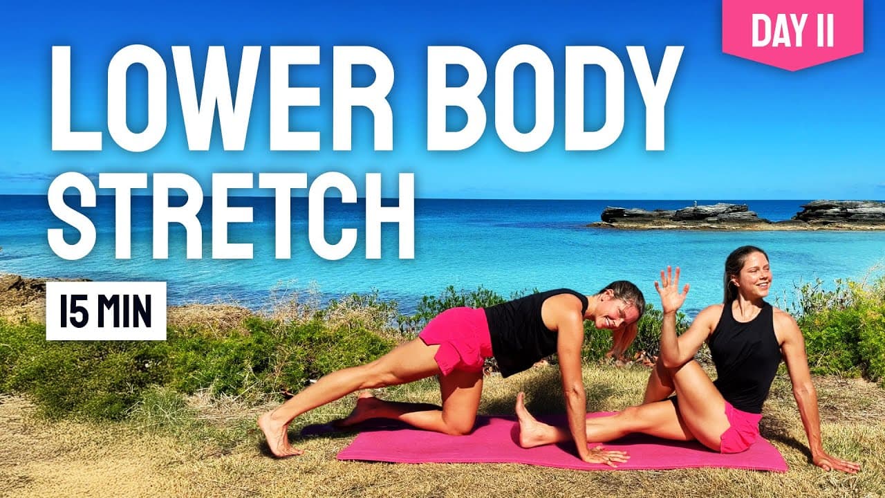 DAY 11 • 15 MIN LOWER BODY STRETCH || Gentle Yoga to Loosen Tight Hips & Legs